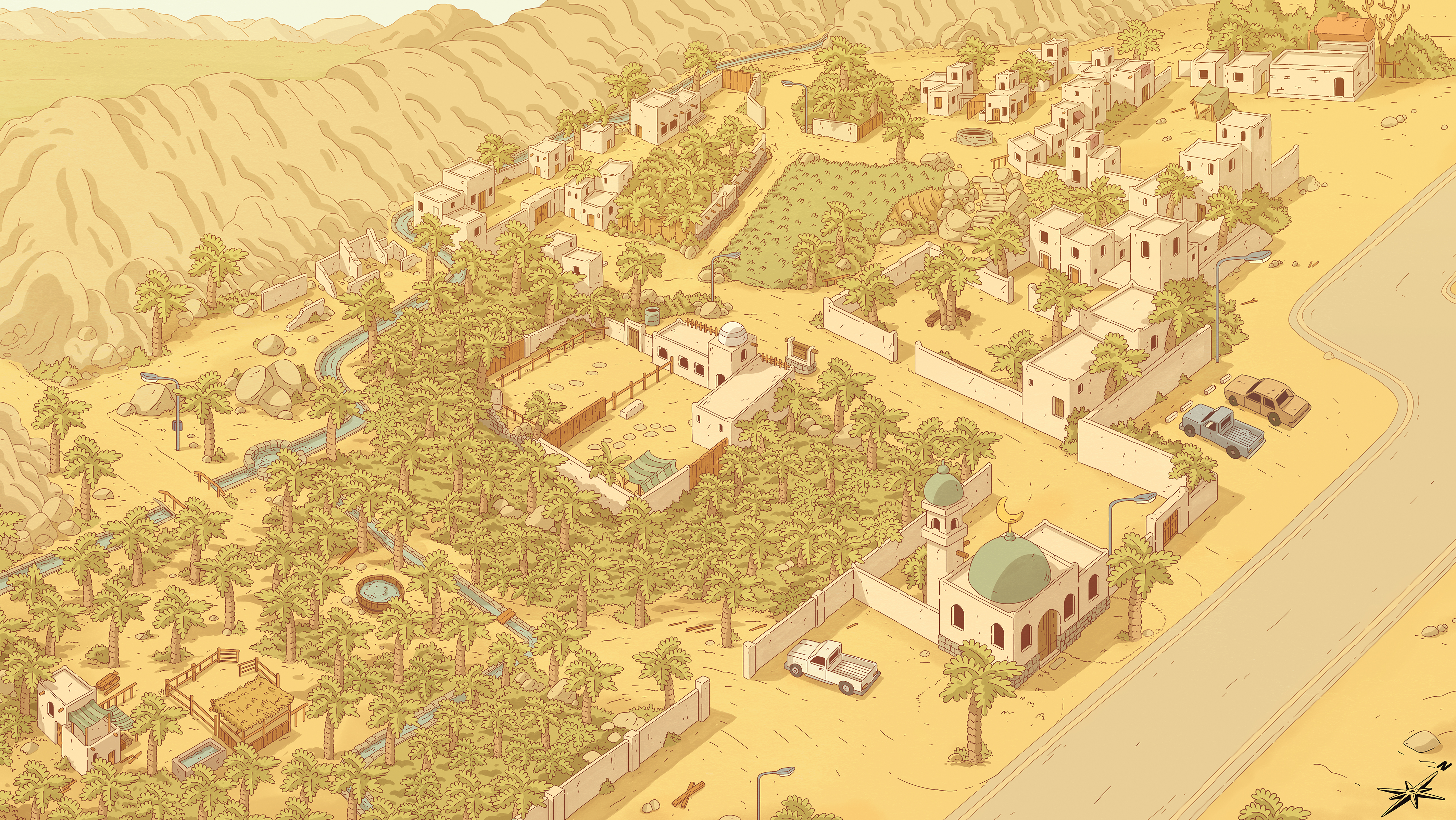 The landscapes of Madinah